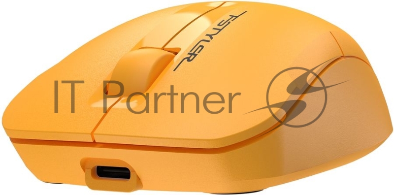Мышь A4Tech Fstyler FG15C Air2 желтый оптическая 1200dpi беспров. USB для ноутбука 3but
