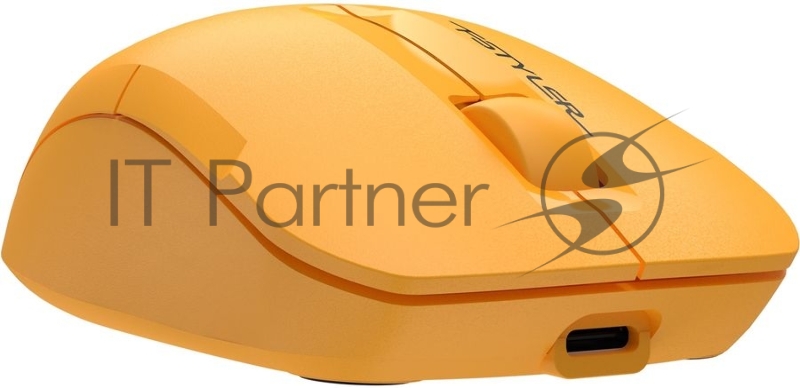 Мышь A4Tech Fstyler FG15C Air2 желтый оптическая 1200dpi беспров. USB для ноутбука 3but
