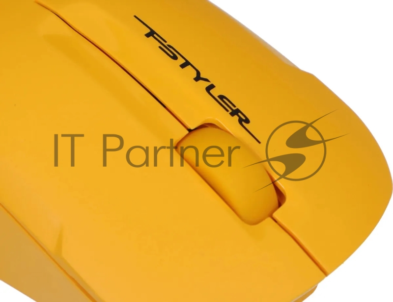 Мышь A4Tech Fstyler FG15CS Air2 желтый оптическая 1200dpi silent беспров. USB для ноутбука 3but