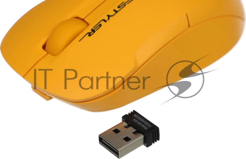 Мышь A4Tech Fstyler FG15CS Air2 желтый оптическая 1200dpi silent беспров. USB для ноутбука 3but