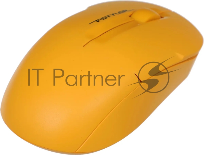 Мышь A4Tech Fstyler FG15CS Air2 желтый оптическая 1200dpi silent беспров. USB для ноутбука 3but