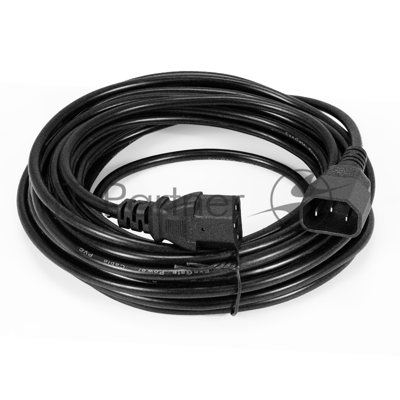 Кабель питания ExeGate Special EC-10S (C13->C14, 3*1.0mm2, CCA, черный, 10м)