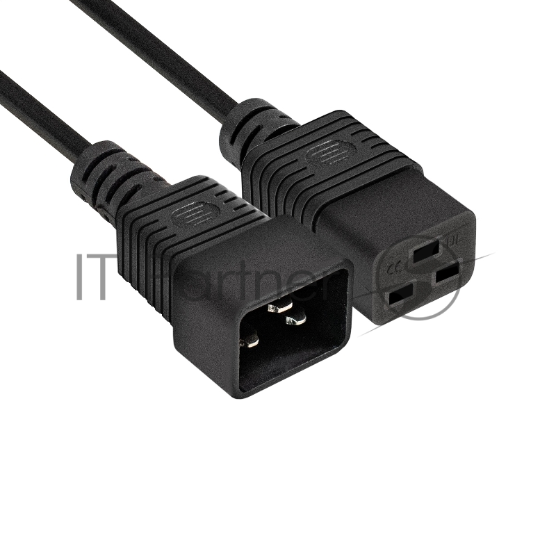 Кабель питания (UPS) ExeGate Special EC20-5S (IEC 320 C19->C20, 3*1.5mm2, CCA, черный, 5м)