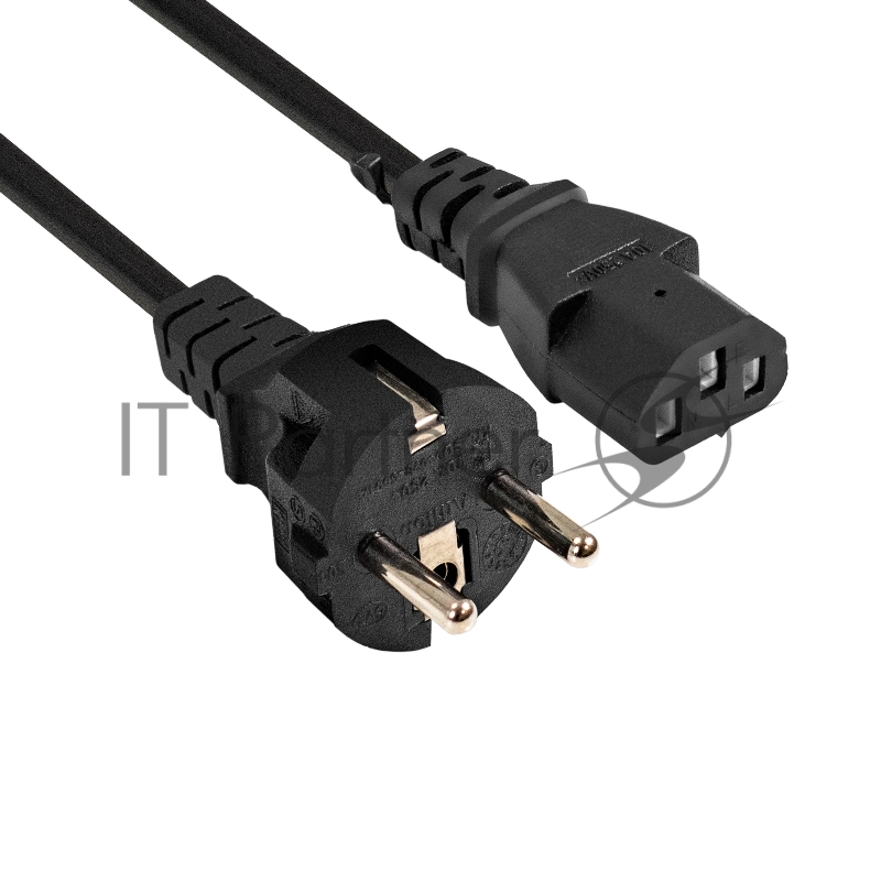 Кабель питания ExeGate Special PC-1,8S (Евровилка Schuko->C13, 3*1.0mm2, CCA, черный, 1.8м)