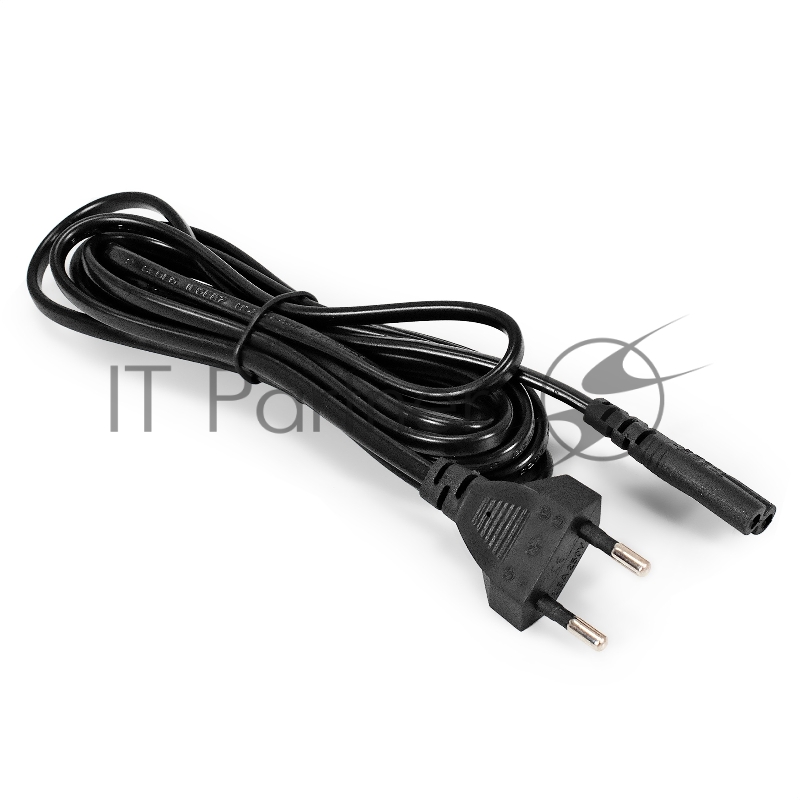 Кабель питания ноутбуков, аудио/видео ExeGate Special PCN-3S (Евровилка CEE7/16->C7, 2*0.5mm2, CCA, черный, 3м)