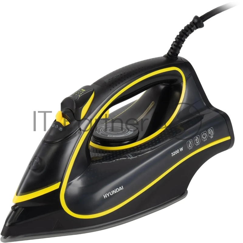 Утюг Hyundai H-SI01560 3200Вт черный/желтый