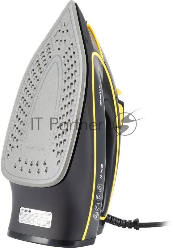Утюг Hyundai H-SI01560 3200Вт черный/желтый