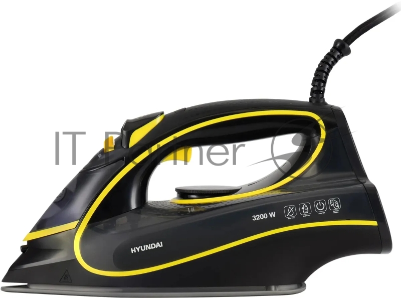 Утюг Hyundai H-SI01560 3200Вт черный/желтый