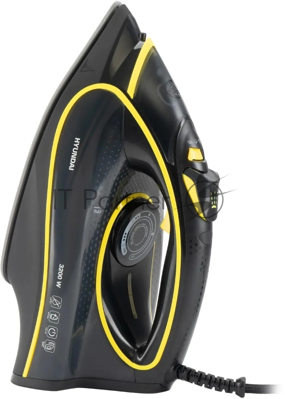 Утюг Hyundai H-SI01560 3200Вт черный/желтый