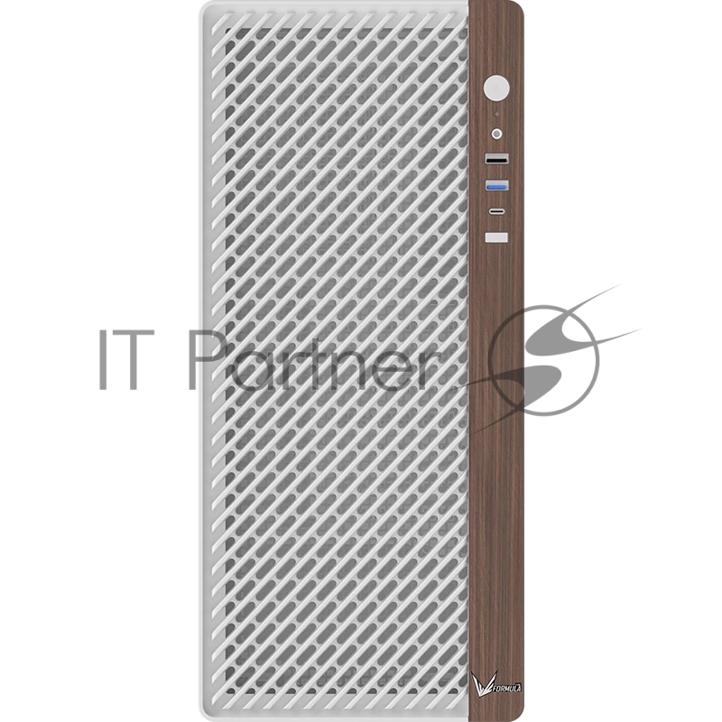 Корпус Formula TimberLine T2 белый без БП mATX 4x120mm 1xUSB2.0 1xUSB3.0 1xUSB3.1 audio bott PSU