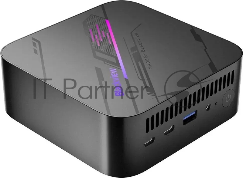 Мини ПК Blackview MP100 (AMD Ryzen 5825U) 16+1Tb, WIFI a/b/g/n/ac, Bluetooth 4.2, Win11 Pro, USB3.2, HDMI 1.4b Type A *2, RJ45*1, 5.5/2.1mm DC Jack *1, 3.5mm Phone Jack*1, Colour: Black