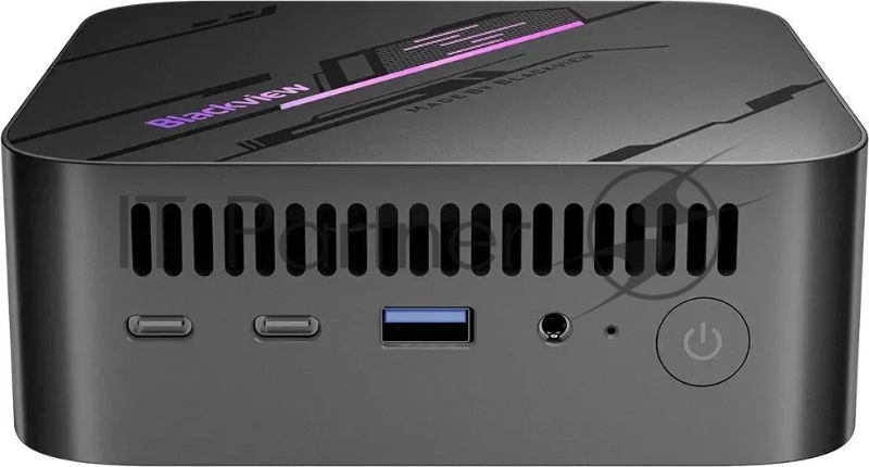 Мини ПК Blackview MP100 (AMD Ryzen 5825U) 16+1Tb, WIFI a/b/g/n/ac, Bluetooth 4.2, Win11 Pro, USB3.2, HDMI 1.4b Type A *2, RJ45*1, 5.5/2.1mm DC Jack *1, 3.5mm Phone Jack*1, Colour: Black