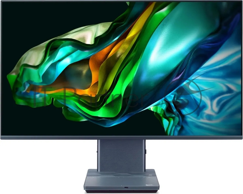 Моноблок Acer Aspire S32-1856 31.5 WQHD i7 1360P (2.2) 16Gb SSD512Gb Iris Xe CR Windows 11 Professional GbitEth WiFi BT 180W клавиатура мышь Cam серый 2560x1440