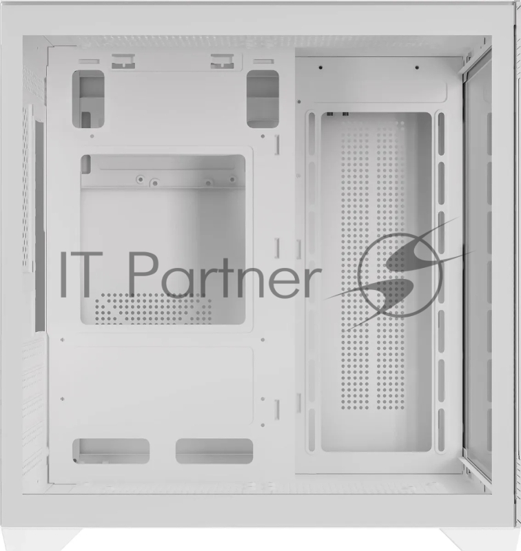 Корпус Accord ACC-ZMS03W белый без БП mATX 3x120mm 1xUSB2.0 1xUSB3.0 1xUSB3.1 audio