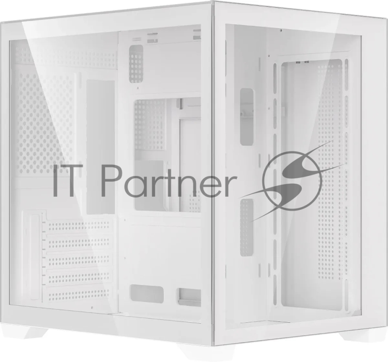 Корпус Accord ACC-ZMS03W белый без БП mATX 3x120mm 1xUSB2.0 1xUSB3.0 1xUSB3.1 audio