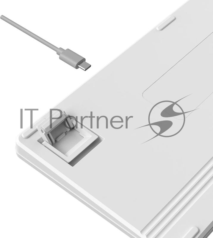 Клавиатура A4Tech Fstyler FBX53C белый USB беспроводная BT/Radio slim Multimedia (FBX53C)