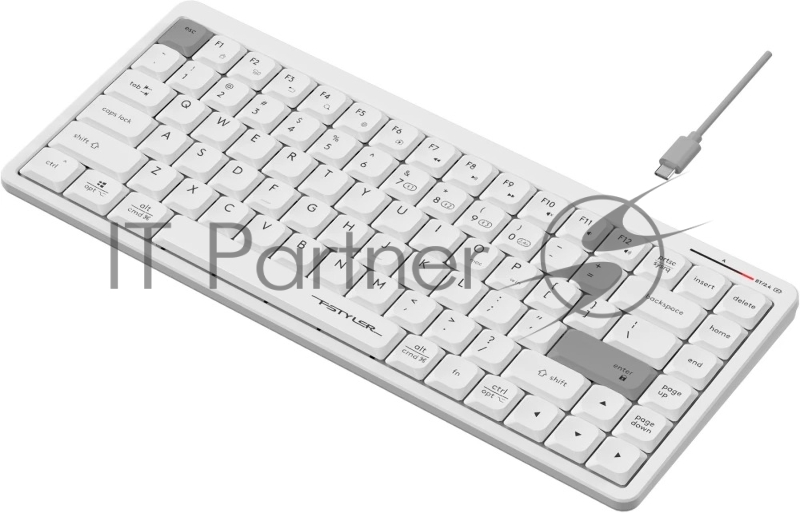 Клавиатура A4Tech Fstyler FBX53C белый USB беспроводная BT/Radio slim Multimedia (FBX53C)