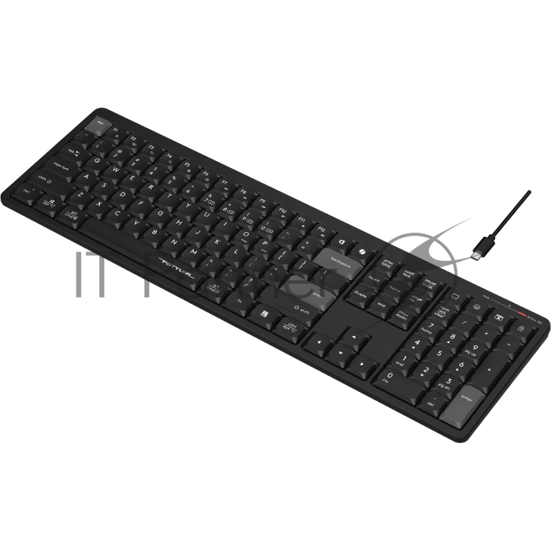 Клавиатура A4Tech Fstyler FBX55C черный USB беспроводная BT/Radio slim Multimedia (FBX55C)