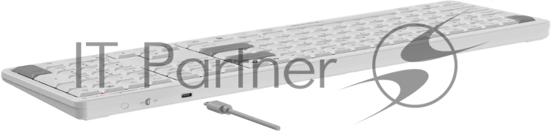 Клавиатура A4Tech Fstyler FBX55C белый USB беспроводная BT/Radio slim Multimedia (FBX55C)