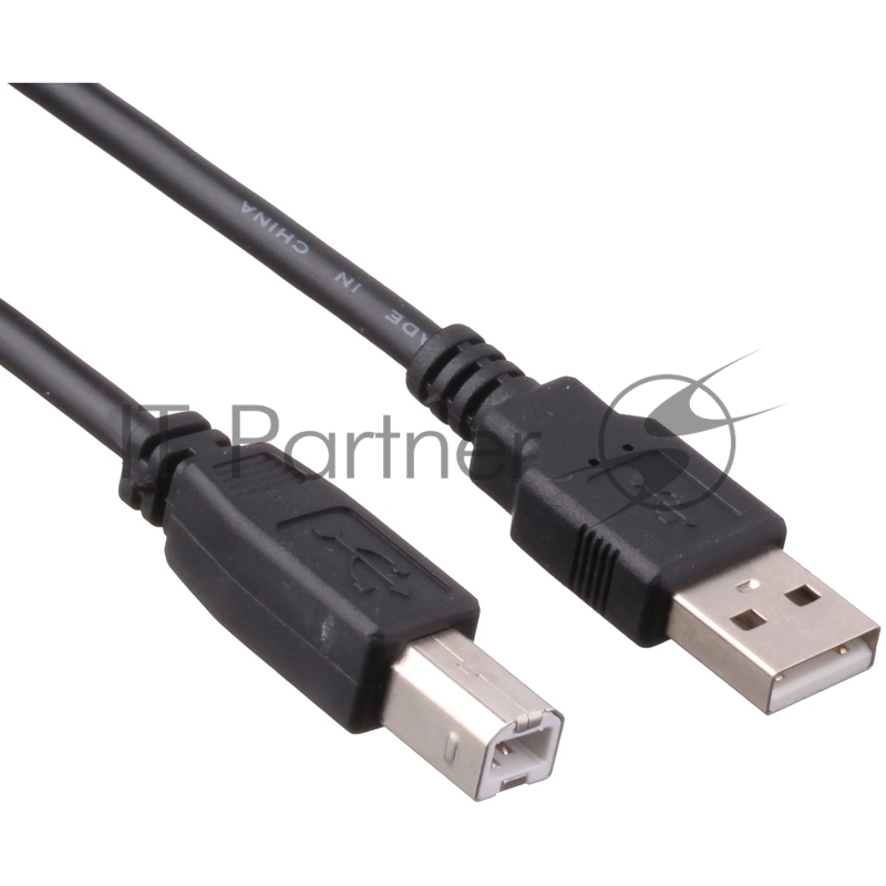 Кабель ExeGate EX-CC-USB2-AMBM-3.0 USB 2.0 Am/Bm, 3м черный
