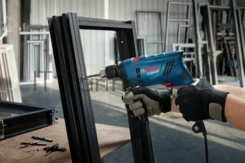 Дрель-шуруповерт Bosch GSB 600 600Вт патрон:ключев. (06011A0320)