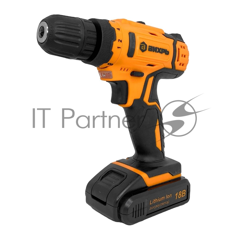 Дрель-шуруповерт аккумуляторная Вихрь ДА-45/22Li-2 900/72/14/46