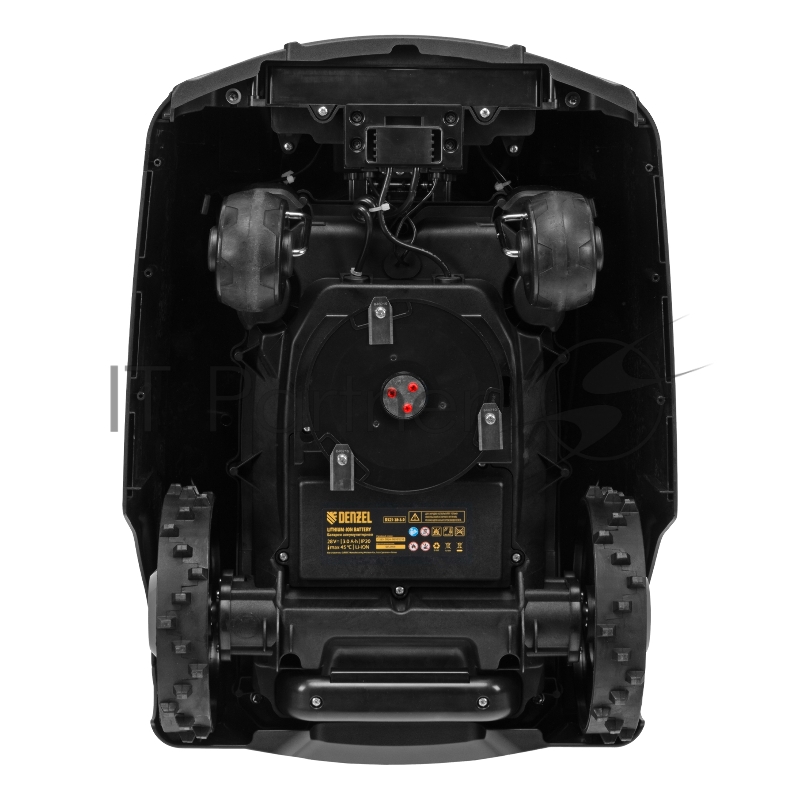 Робот-газонокосилка Grass Master 1000, ультразвуковой датчик, 3 Ач, LCD дисплей, Wi-Fi Denzel