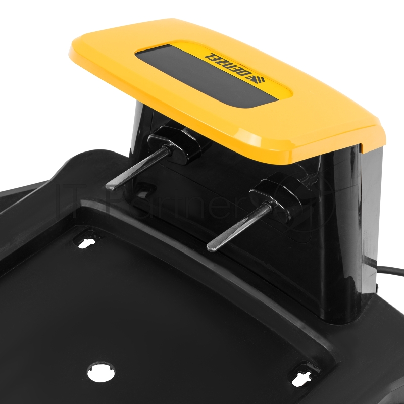 Робот-газонокосилка Grass Master 1000, ультразвуковой датчик, 3 Ач, LCD дисплей, Wi-Fi Denzel