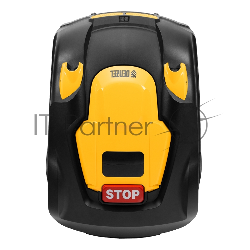 Робот-газонокосилка Grass Master 1000, ультразвуковой датчик, 3 Ач, LCD дисплей, Wi-Fi Denzel