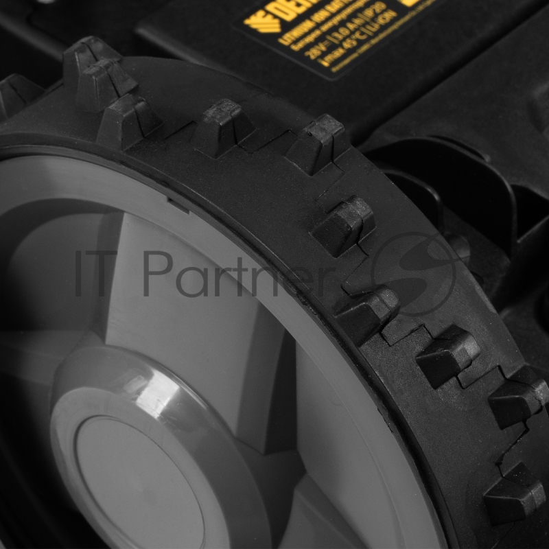 Робот-газонокосилка Grass Master 1000, ультразвуковой датчик, 3 Ач, LCD дисплей, Wi-Fi Denzel