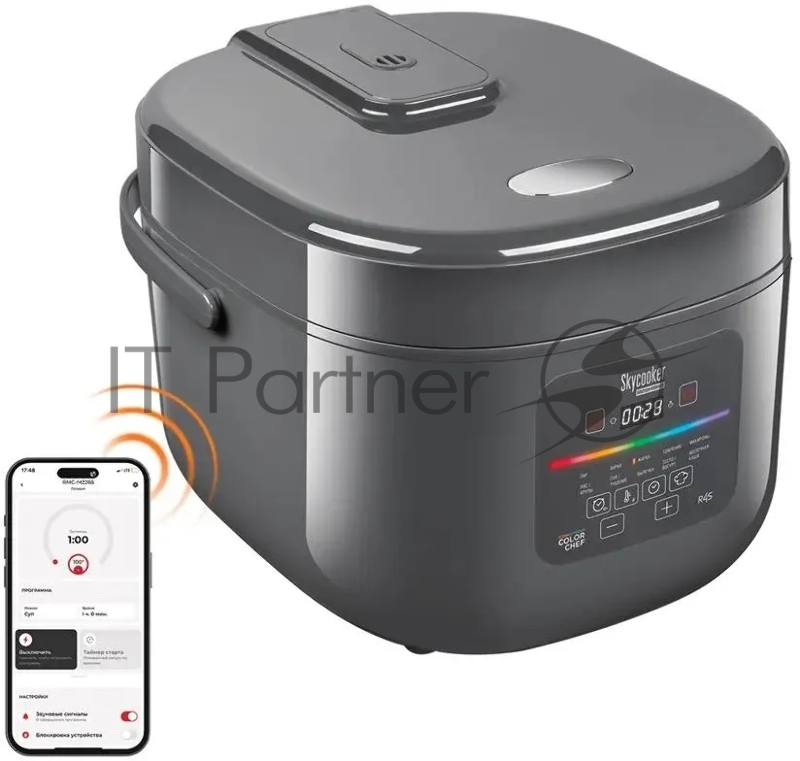 Мультиварка Redmond MC-100S, серый
