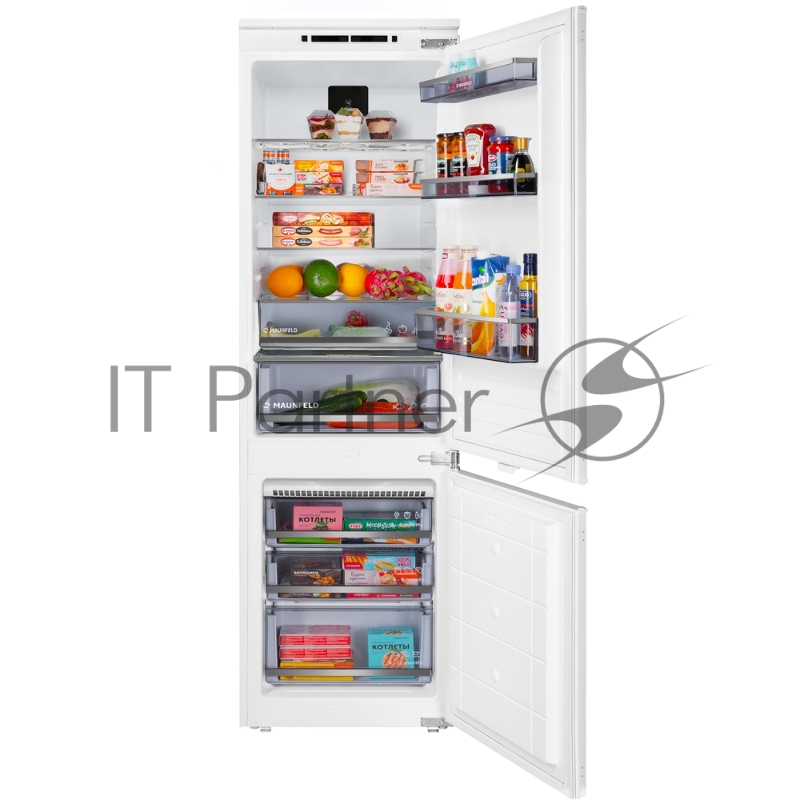 Холодильник-морозильник встраиваемый MAUNFELD MBF177NFFWGR Inverter