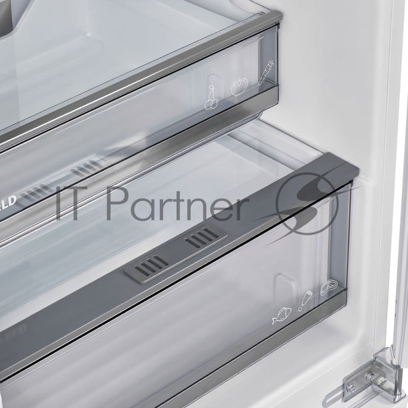 Холодильник-морозильник встраиваемый MAUNFELD MBF177NFFWGR Inverter