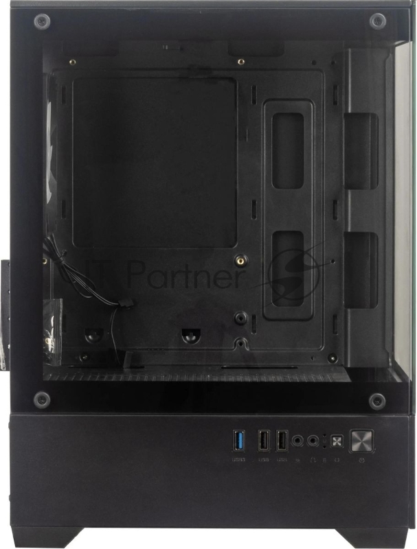 Корпус Accord ACC-ZCU2B черный без БП mATX 1x120mm 1xUSB3.0 1xUSB3.1 audio