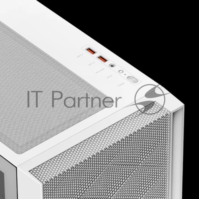 Корпус PcCooler C3D510 WH белый без БП ATX 2xUSB3.0 1xUSB3.1 audio bott PSU