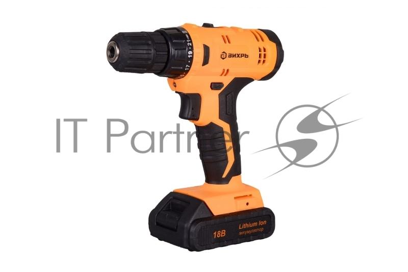 Дрель-шуруповерт аккумуляторная Вихрь ДА-18-35Л 900/72/14/28