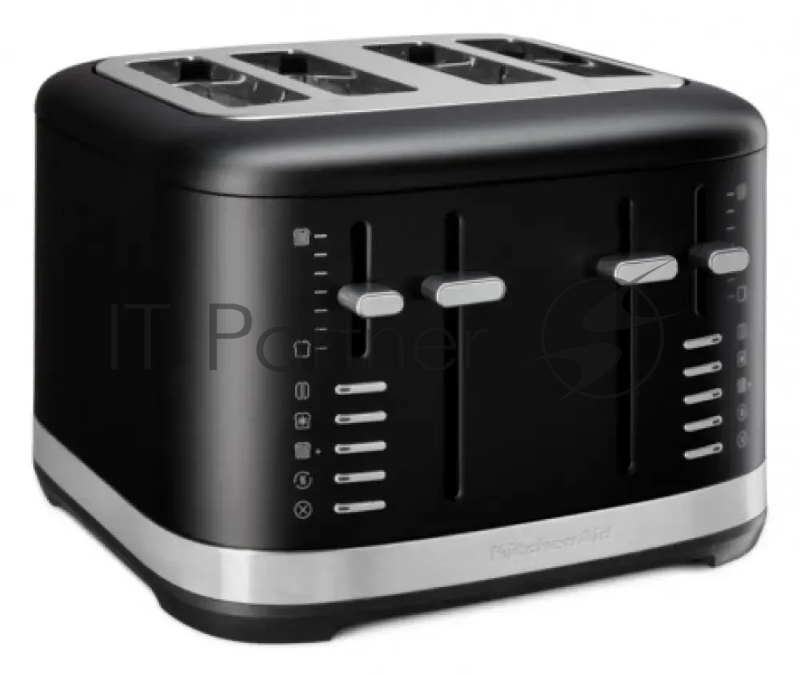 Тостер KitchenAid 5KMT4109EBM на 4 тоста, матовый черный