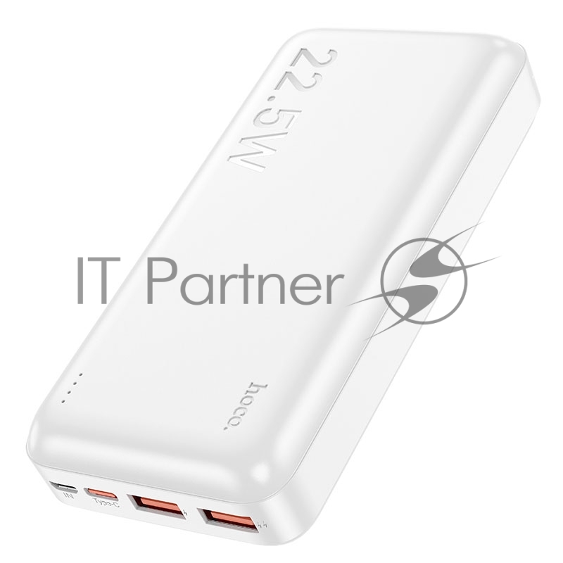 Портативный аккумулятор Hoco J101A, 20000мАч, 3A, белый