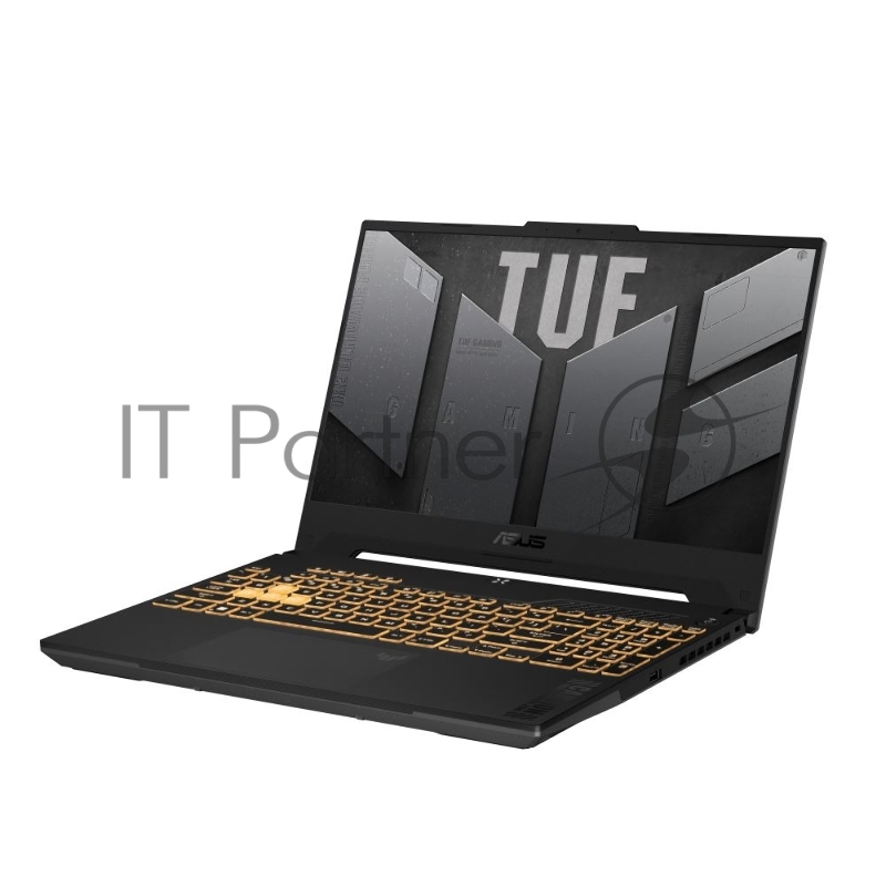Ноутбук ASUS TUF F15 FX507VU-LP290 серый 15.6(1920x1080 (матовый, 144Hz) WVA)/Intel Core i7 13620H(2.4Ghz)/16384Mb/1024PCI GeForce RTX4050(6144Mb)/Cam/BT/WiFi/90 1y/2.2kg/DOS