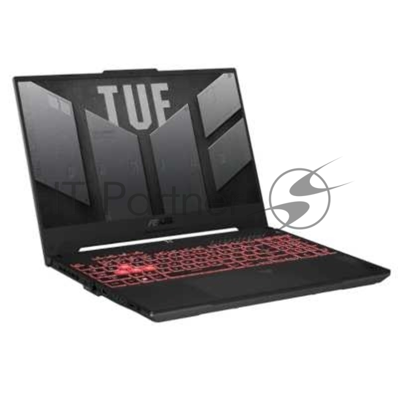 Ноутбук ASUS TUF F15 FX507VU-LP290 серый 15.6(1920x1080 (матовый, 144Hz) WVA)/Intel Core i7 13620H(2.4Ghz)/16384Mb/1024PCI GeForce RTX4050(6144Mb)/Cam/BT/WiFi/90 1y/2.2kg/DOS