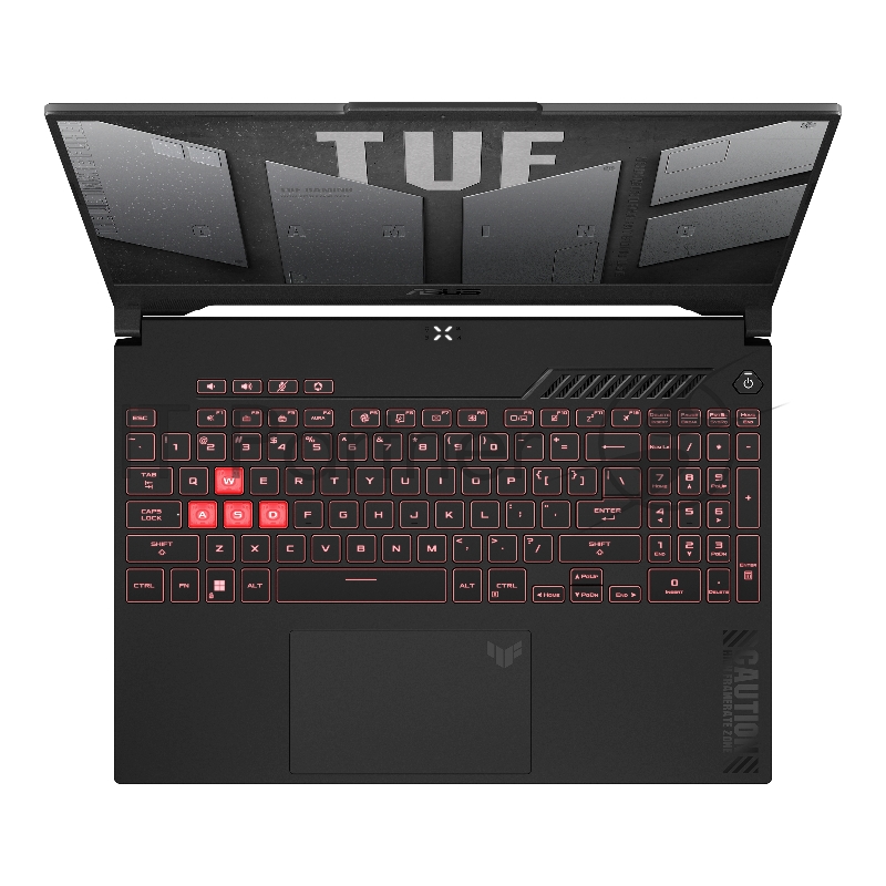 Ноутбук/ ASUS TUF A17 FA707NVR-HX026 17.3(1920x1080 (матовый, 144Hz) IPS)/AMD Ryzen 7 7435HS(3.1Ghz)/16384Mb/1024PCI GeForce RTX4060(8192Mb)/Cam/BT/WiFi/90 1y/2.6kg/Mecha Gray/DOS