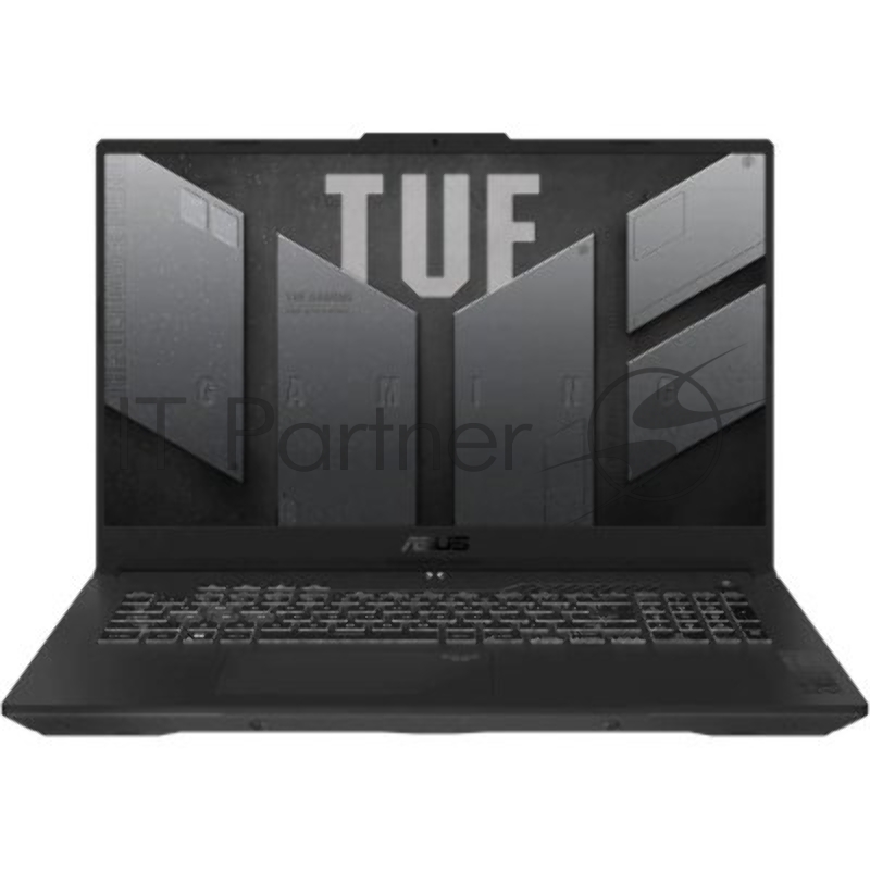 Ноутбук/ ASUS TUF A17 FA707NVR-HX026 17.3(1920x1080 (матовый, 144Hz) IPS)/AMD Ryzen 7 7435HS(3.1Ghz)/16384Mb/1024PCI GeForce RTX4060(8192Mb)/Cam/BT/WiFi/90 1y/2.6kg/Mecha Gray/DOS