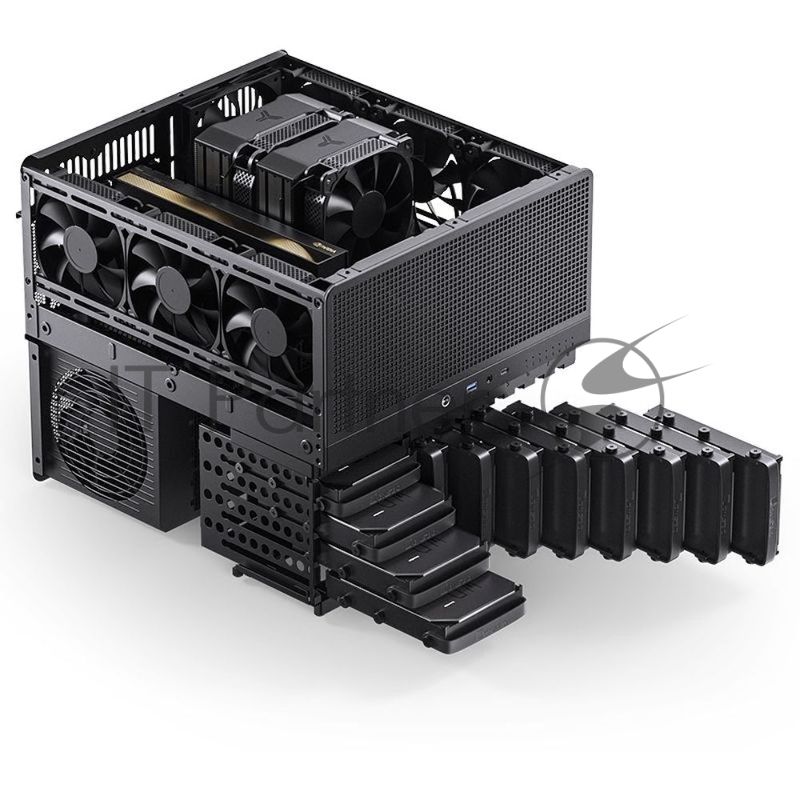 Корпус без блока питания/ JONSBO Computer Case N5 black