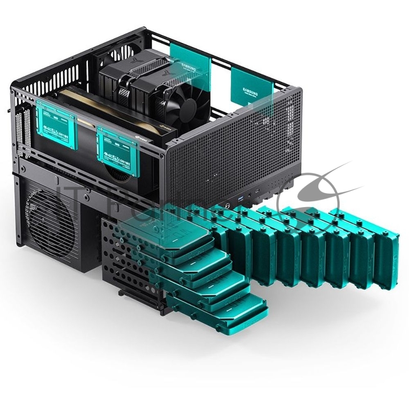 Корпус без блока питания/ JONSBO Computer Case N5 black