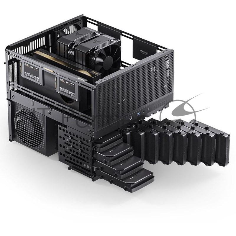 Корпус без блока питания/ JONSBO Computer Case N5 black