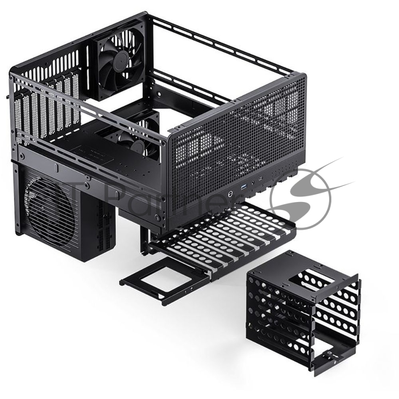 Корпус без блока питания/ JONSBO Computer Case N5 black