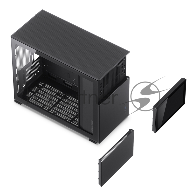 Корпус без блока питания/ JONSBO Computer Case D31 Standard secondary screen version black