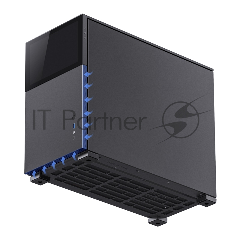Корпус без блока питания/ JONSBO Computer Case D31 Standard secondary screen version black