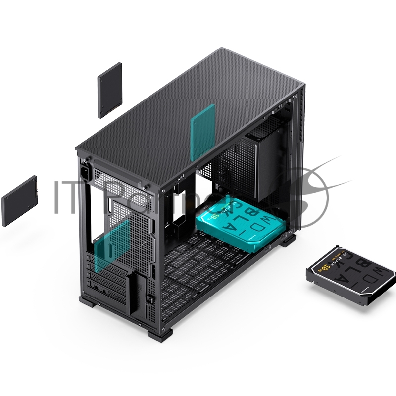 Корпус без блока питания/ JONSBO Computer Case D31 Standard secondary screen version black