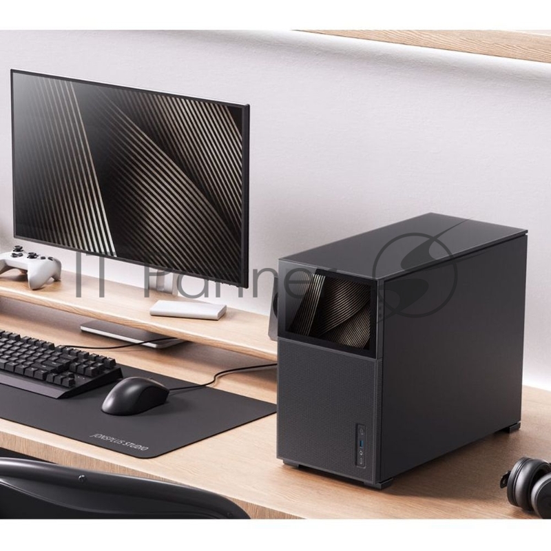Корпус без блока питания JONSBO Computer Case D31 MESH secondary screen version black